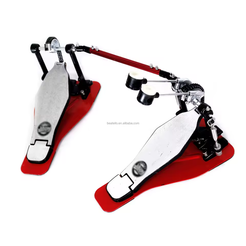 Beatello Jbk Double Chain Pedal Direct Drive Shaft Axis Double Bass Drum Pedal Percussion Drum Foot Longboard Kick Twin Pedal
