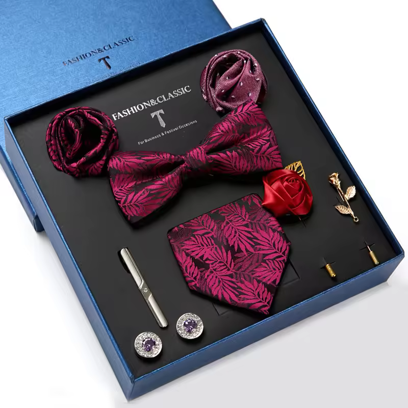 Luxury Best Gift Men Bow Tie Paper Packaging Box For Tie