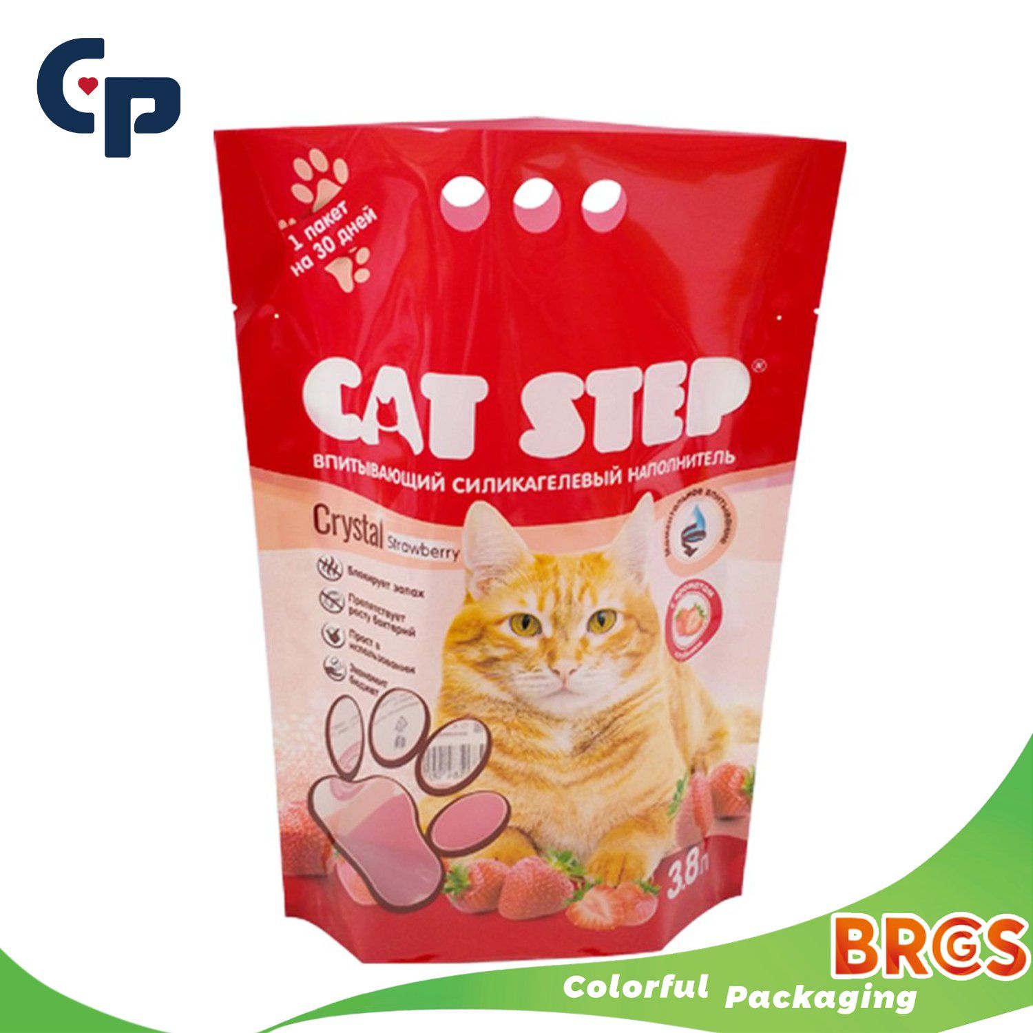 Biodegradable Waterproof Aluminum Vacuum Pet Supplyment Treats Waste Tofu Crystal Silica Gel Sand Bamboo Bentonite Pet Products Kitty Cat Litter Bag
