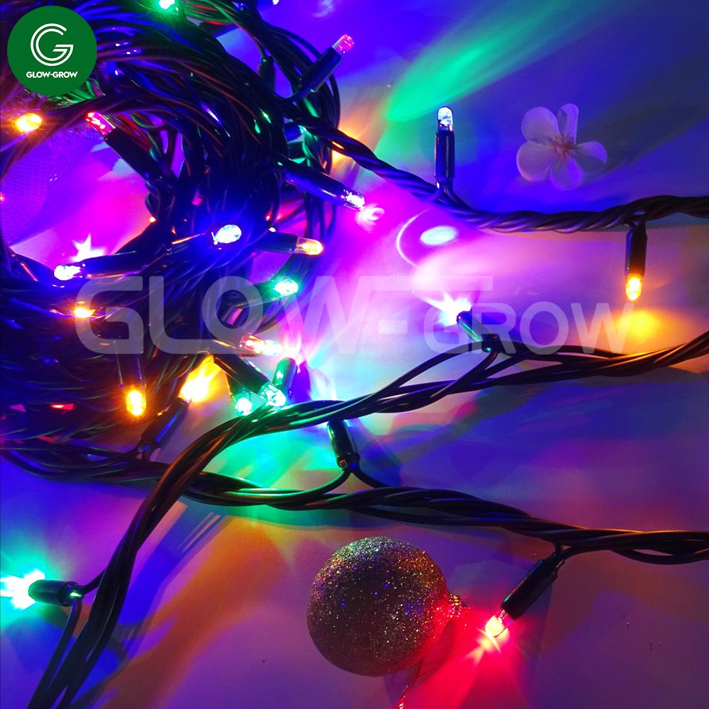 Factory Christmas Xmas RGB LED String Light with 8 Functions for Home Ramadan Halloween Wedding Decoration