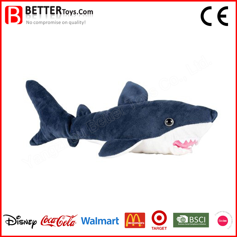 Stuffed Shark Soft Marine Plush Sea Animal Kid Toy for Children