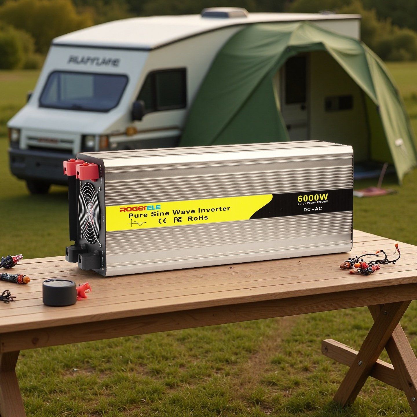 China Manufacturer Gold Supplier 6000W Rated Power 12000 Peak Power Home Use Pure Sine Wave Power Inverter off Grid Solar Power System