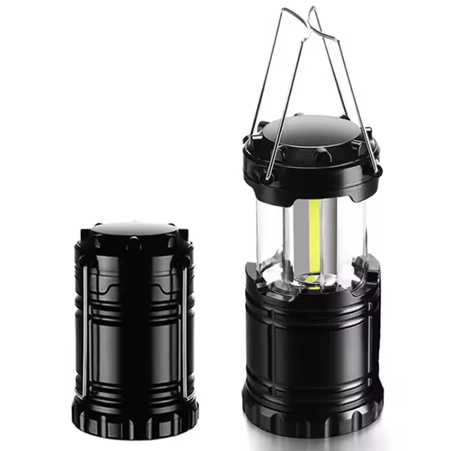 Handle Portable Led Camping Light With Hook Cob Outdoor Mini Led Camping Lantern