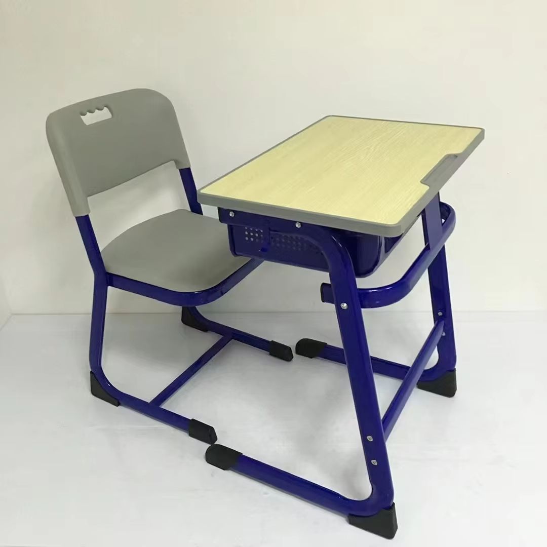 Elementary Metal Modern School Classroom Furniture Student Single Desk and Tables Set Height Adjustable School Chairs