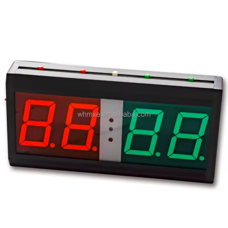 Easy To Use 4 Numbers Display Led Digits Scoreboard With Remote Control Adjustment