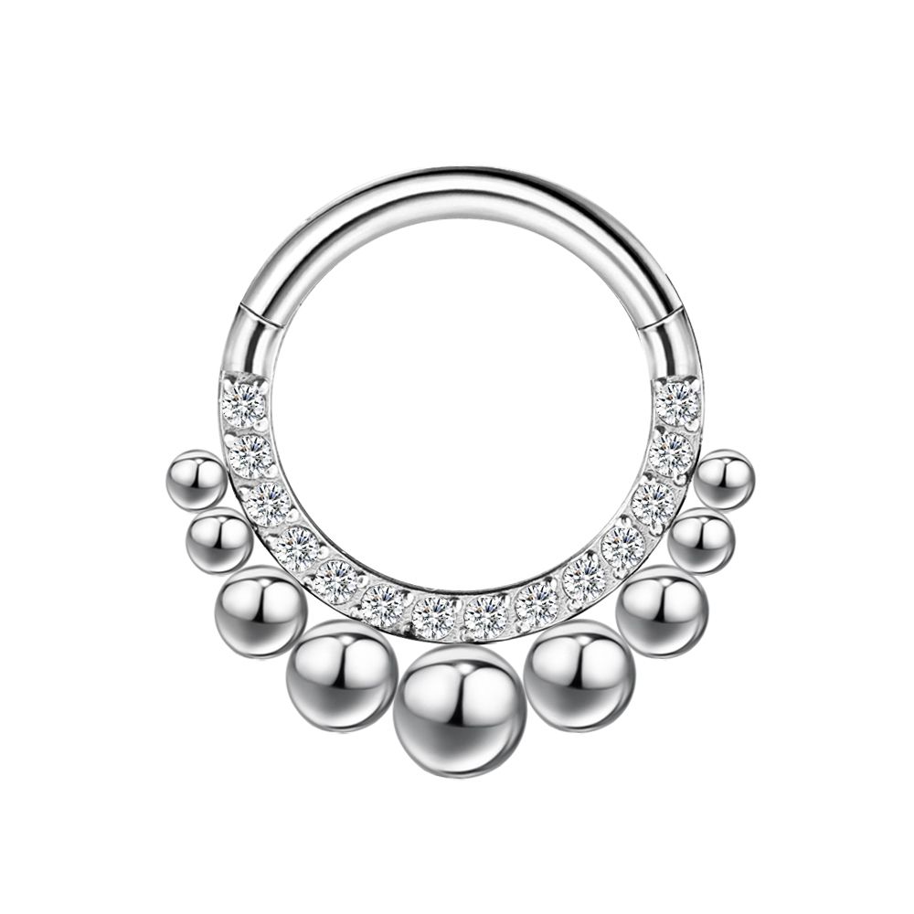 New Fashion Personality Multifunctional Stud Nose Stud Piercing Product Stainless Steel Body Piercing Nose Ring