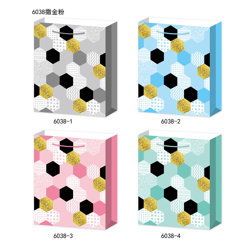 Festival Party Supplies Items Kraft Gift Shopping Paper Bag for Sale