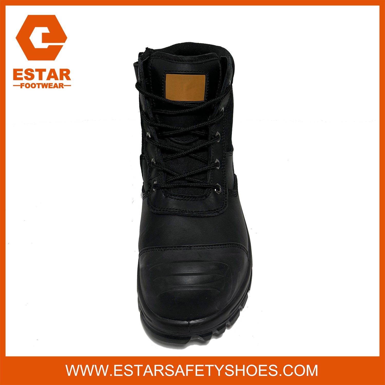 Hiker Zip Lace-up Ankle Boot with Padded Collar Factory Safety Shoes