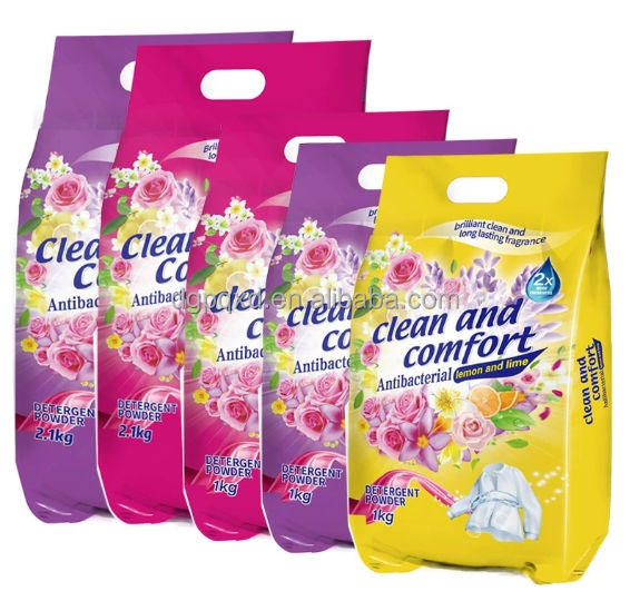 Professional Oem Detergent Powder Factory Direct Sale Cheap Household Strong Cleaning Power Detergent Washing Powder