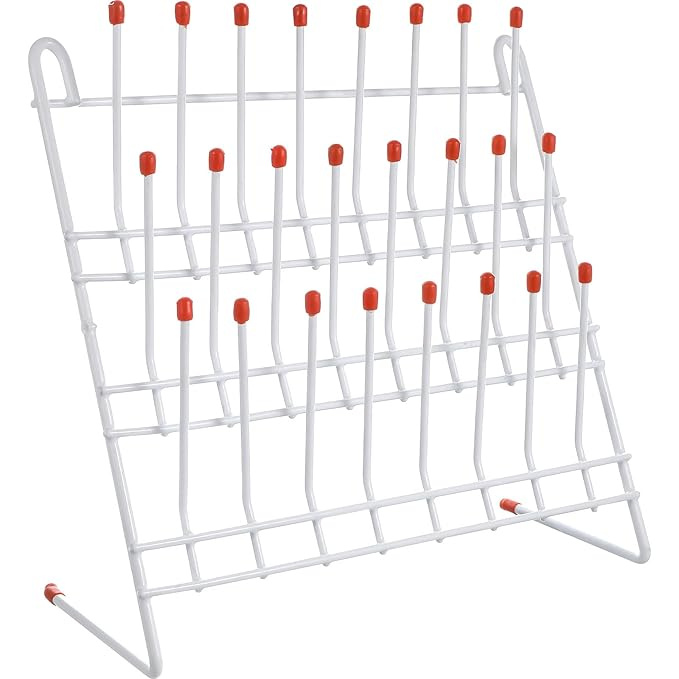 Laboratory Draining Rack 28 32 Pegs Plastic Glassware Drying Rack Drying Holder