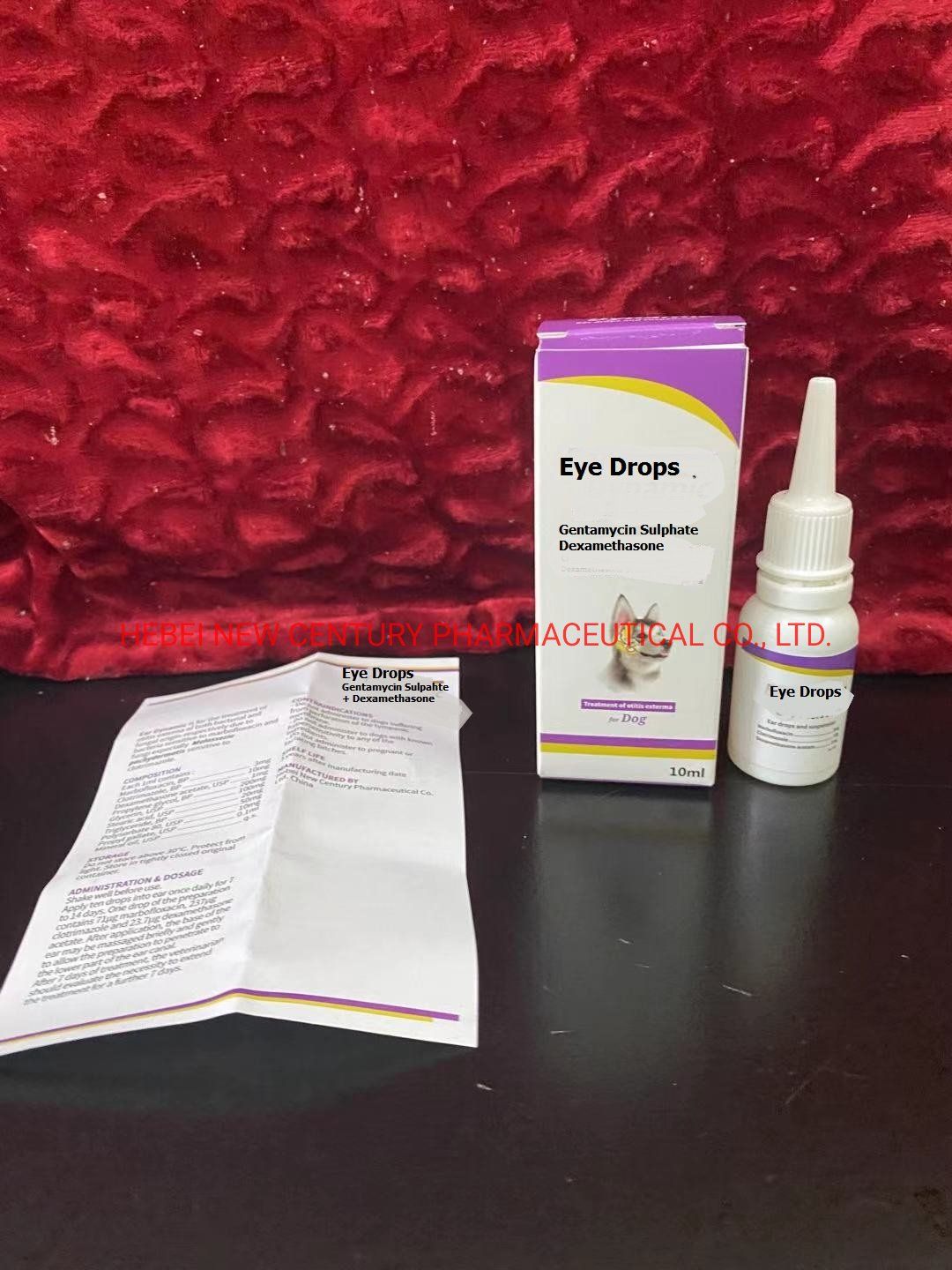 Veterinary Medicine Eye Drops Gentamycin Sulphate and Dexamethasone for Dogs and Cats