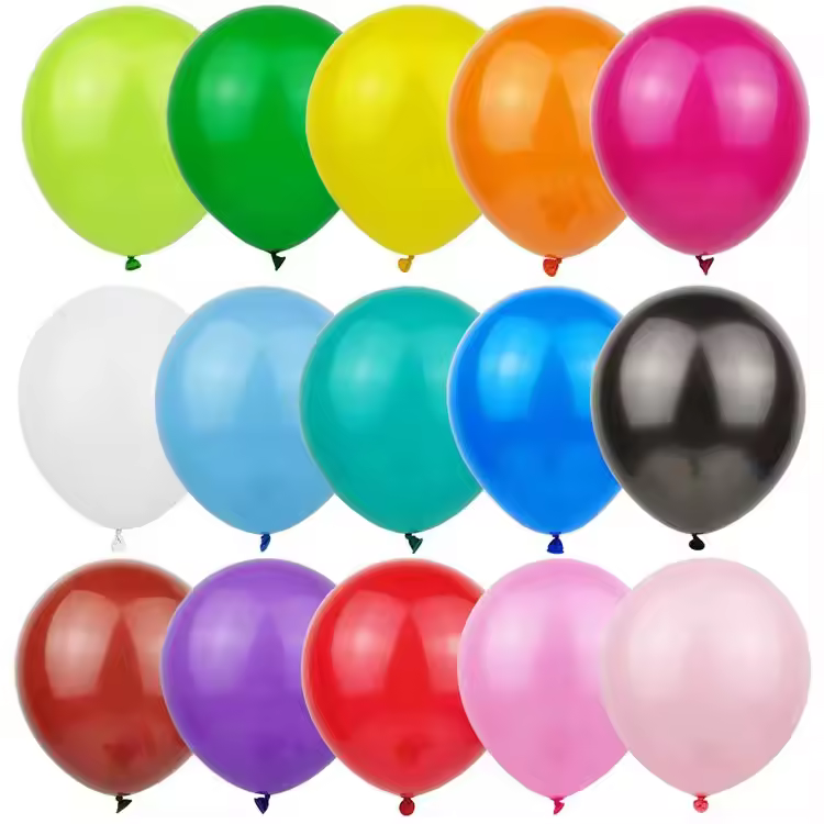 Factory Bulk 18 12 10 9 5 Inch 100pcs Latex Balloons Colorful Balloons For Party Graduation Anniversary Birthday Decorations