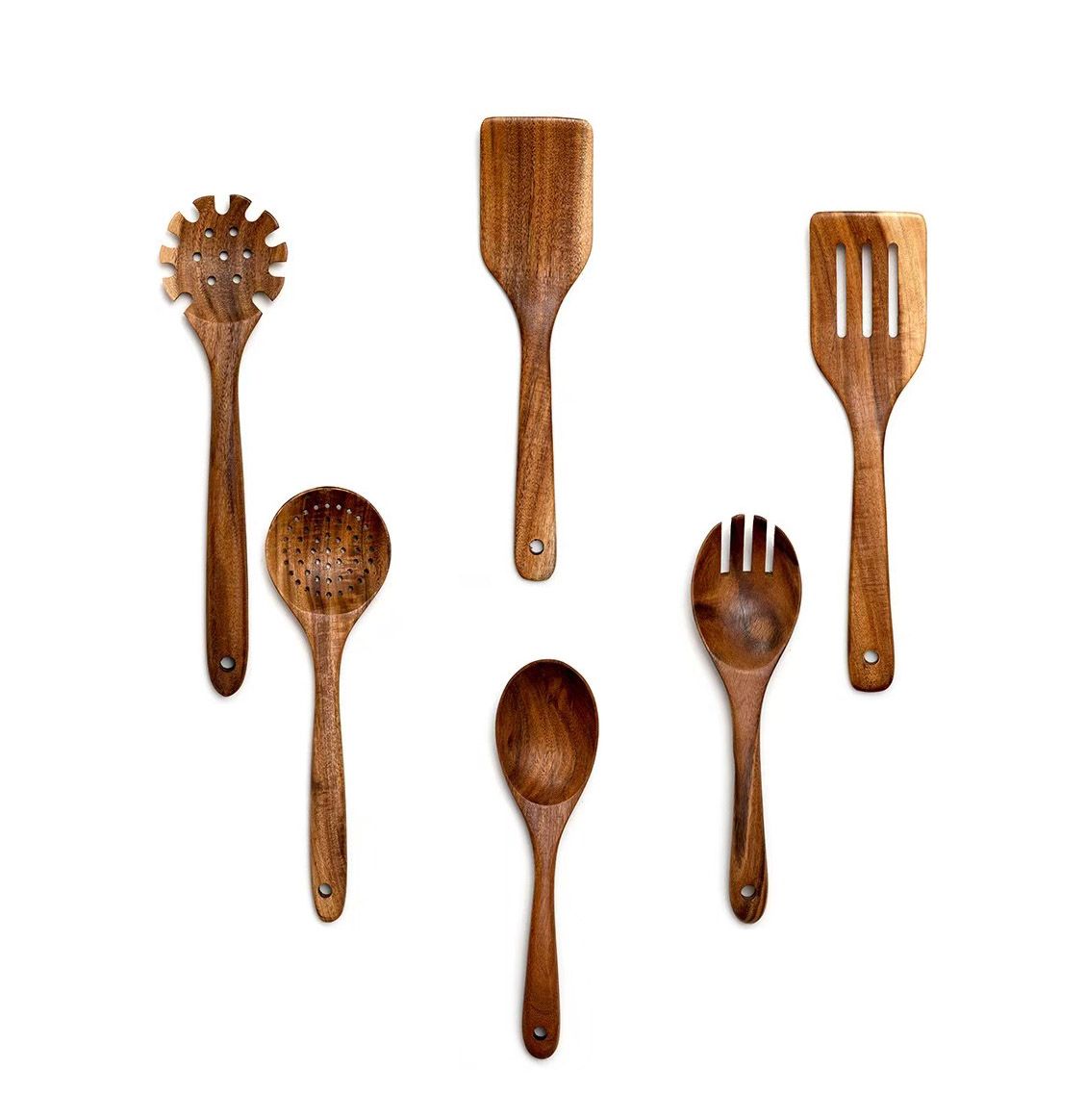 Premium Acacia Wood Kitchen Utensil Set for Cooking Enthusiasts