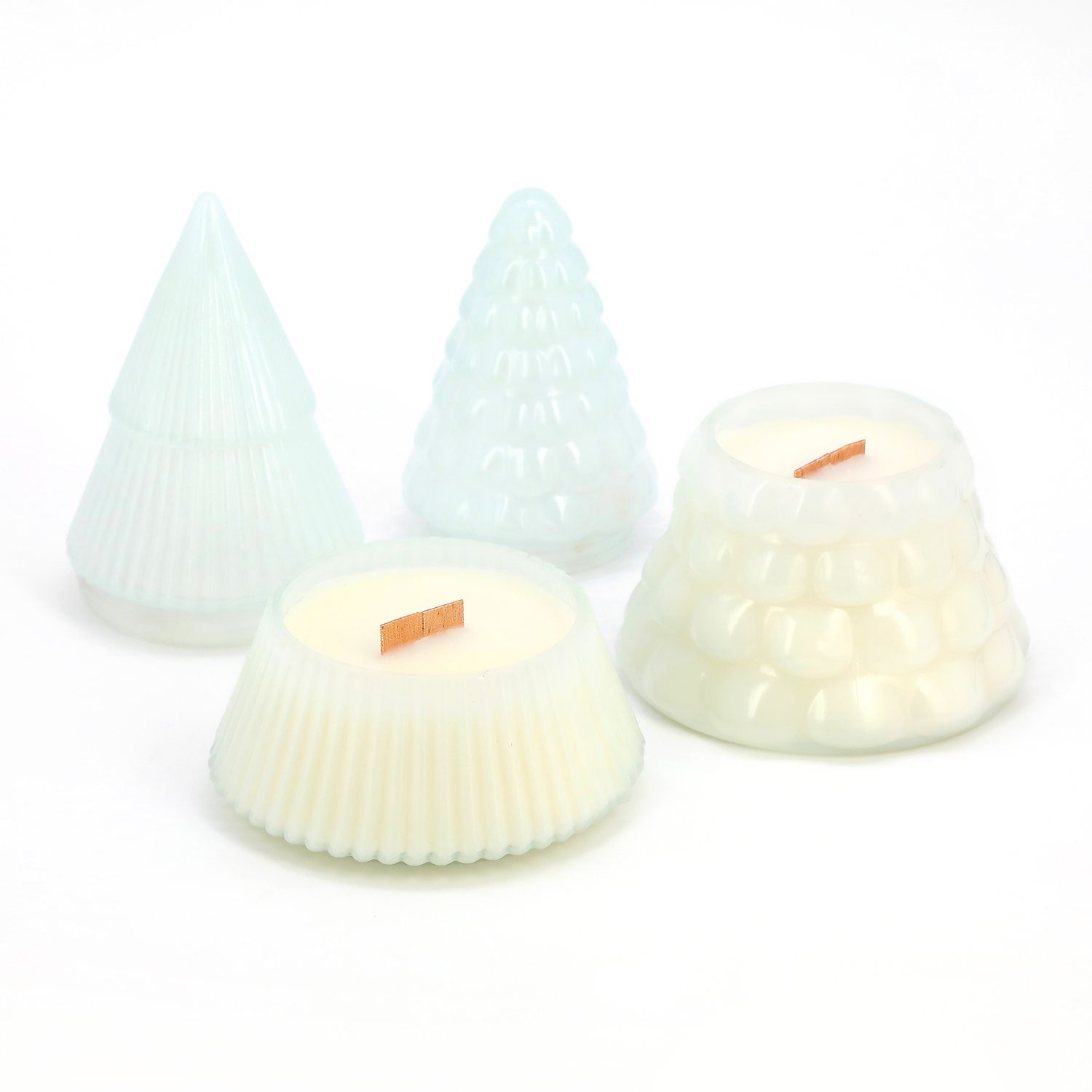 The Latest Luxury Handmade Home Decoration Handmade Soy Wax Candle Creative Romantic Smokeless Glass Scented Candle