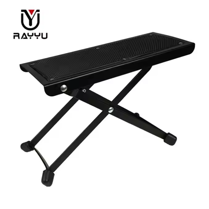 Factory Low Price High Quality Durable Instrument Foot Rest Stand 4 Gears Metal Guitar Pedal