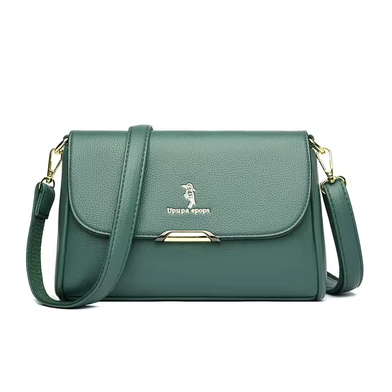 Soft Leather Light Retro Women's Shoulder Bags New High Quality Ladies Messenger Bag Solid Color Casual Girls Small Satchel