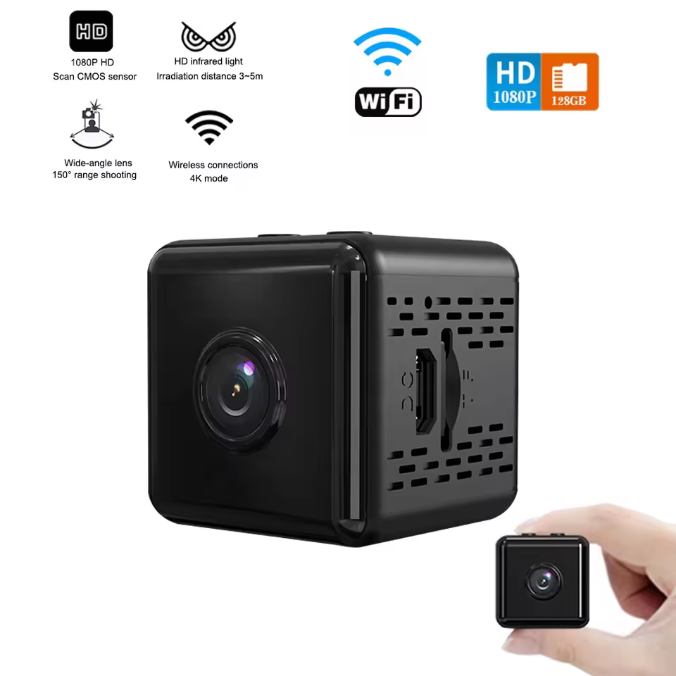 Hot Selling 1080p X6d Mini Wireless Video Recorder Camcorder Network Security Nanny Cam 1080p Hd Night Vision Mini Wifi Camera