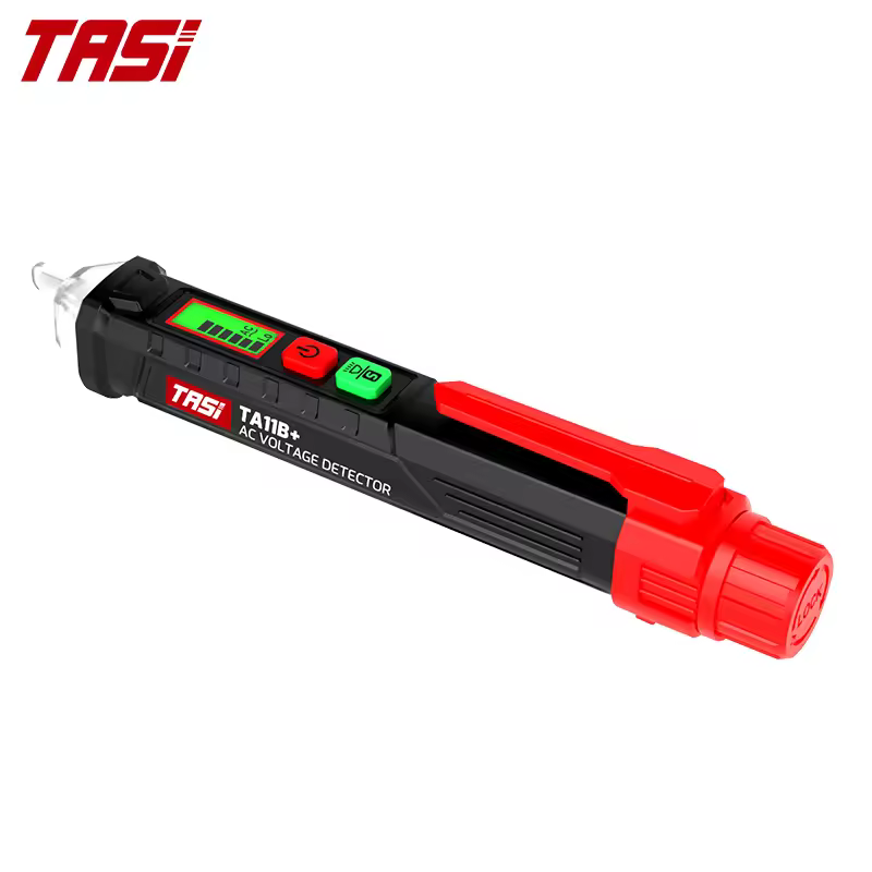 Tasi Ta11b+ Non-contact Electric Voltage Detector Pen-lcd Digital Display 220v Safety Tester 1 Year Warranty Ip55 Protection