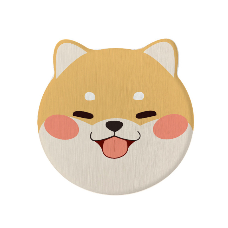 Chinese Style Cute Animal Absorbent Ceramic Marble Drink Coaster Diatomite Coaster