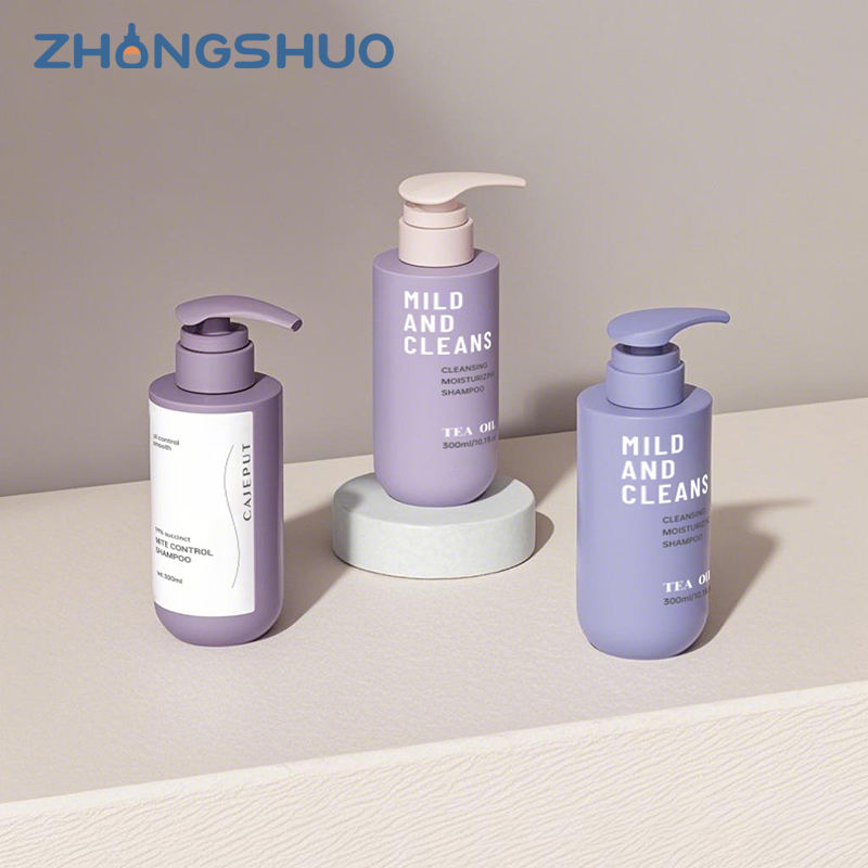 2025 Luxury New Design PET Shampoo and Conditioner Bottles Custom Unique Plastic Lotion Pump Bottle 200ml 300ml 500ml