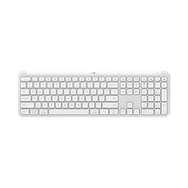 Wholesale Logitech K950 108 Keys Waterproof Office Home Pc Desktop Laptop Ergonomic Bluetooth Wireless Mechanical White Keyboard
