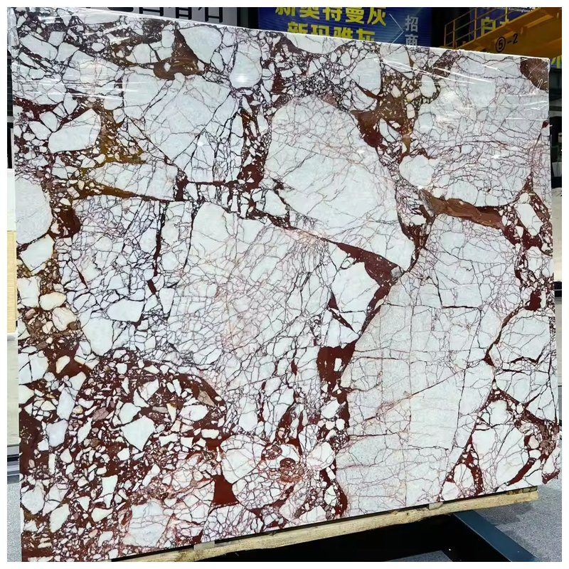 Italian Purple Vein Calacatta Violet Marble for Countertops and Tables