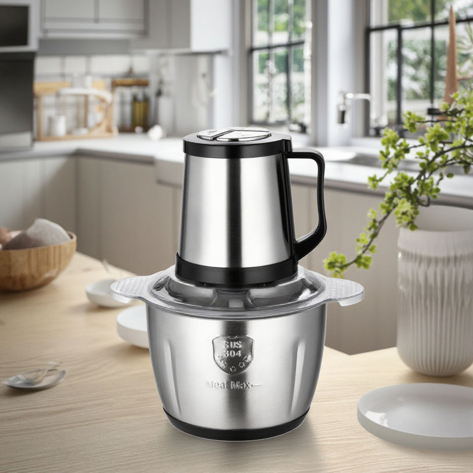 Wholesale Mini Electric Home Kitchen Meat Grinder Food Chopper Machine Cheap and Practical for Household Use