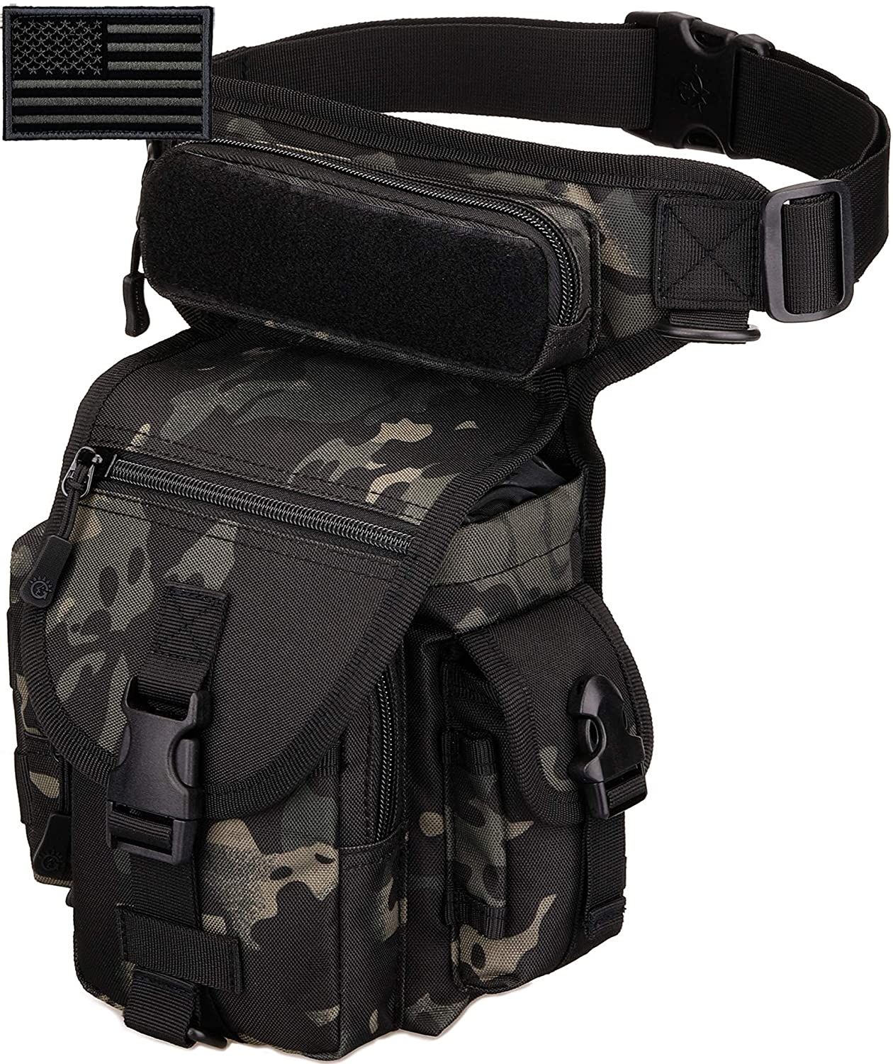 Outdoor Sports Drop Leg Bag, Tool Fanny Thigh Pack, Waist Gear Pouch
