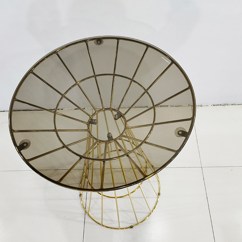 China Wholesale Best-Selling Modern Home Living Room Furniture Gold Metal Coffee Table