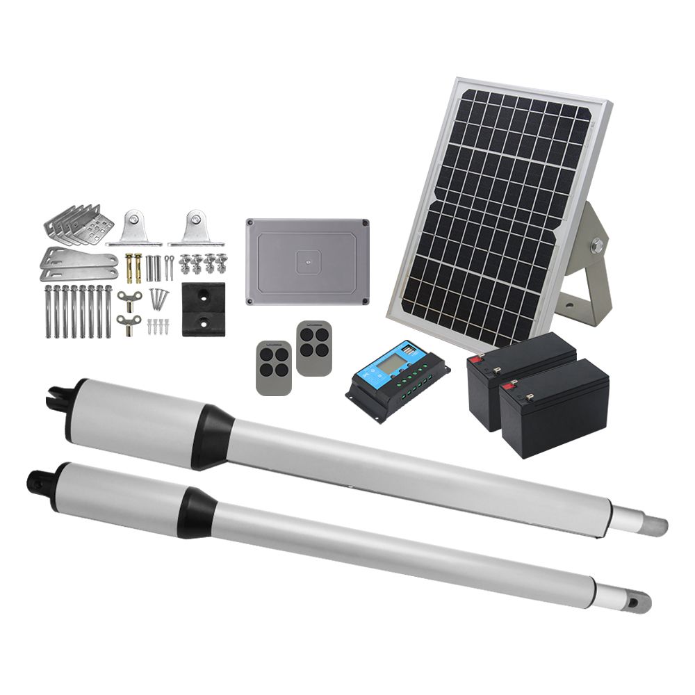 Solar Panel System 24V Batteries Gate Operatorgate Swing WiFi Gate Opener