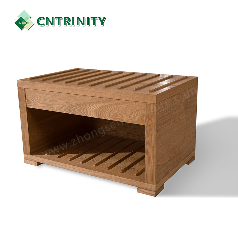 Contract Furniture Wooden Modern Style Best Hotel Guest Room Luggage Rack for Bedroom