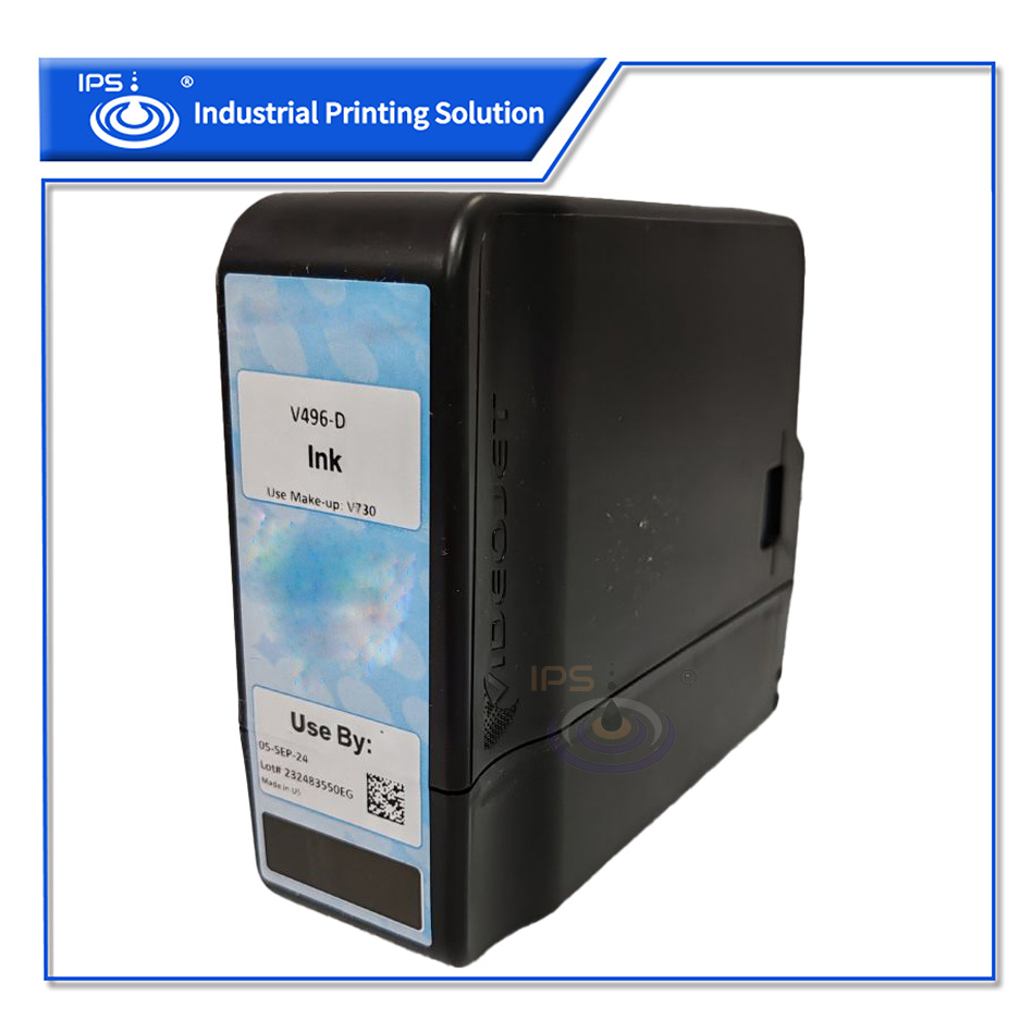 V496-D Original Ink Blue 750ml Food Grade Coding for Food Eggs Plastic Films and Coated Papers Makeup V730-D