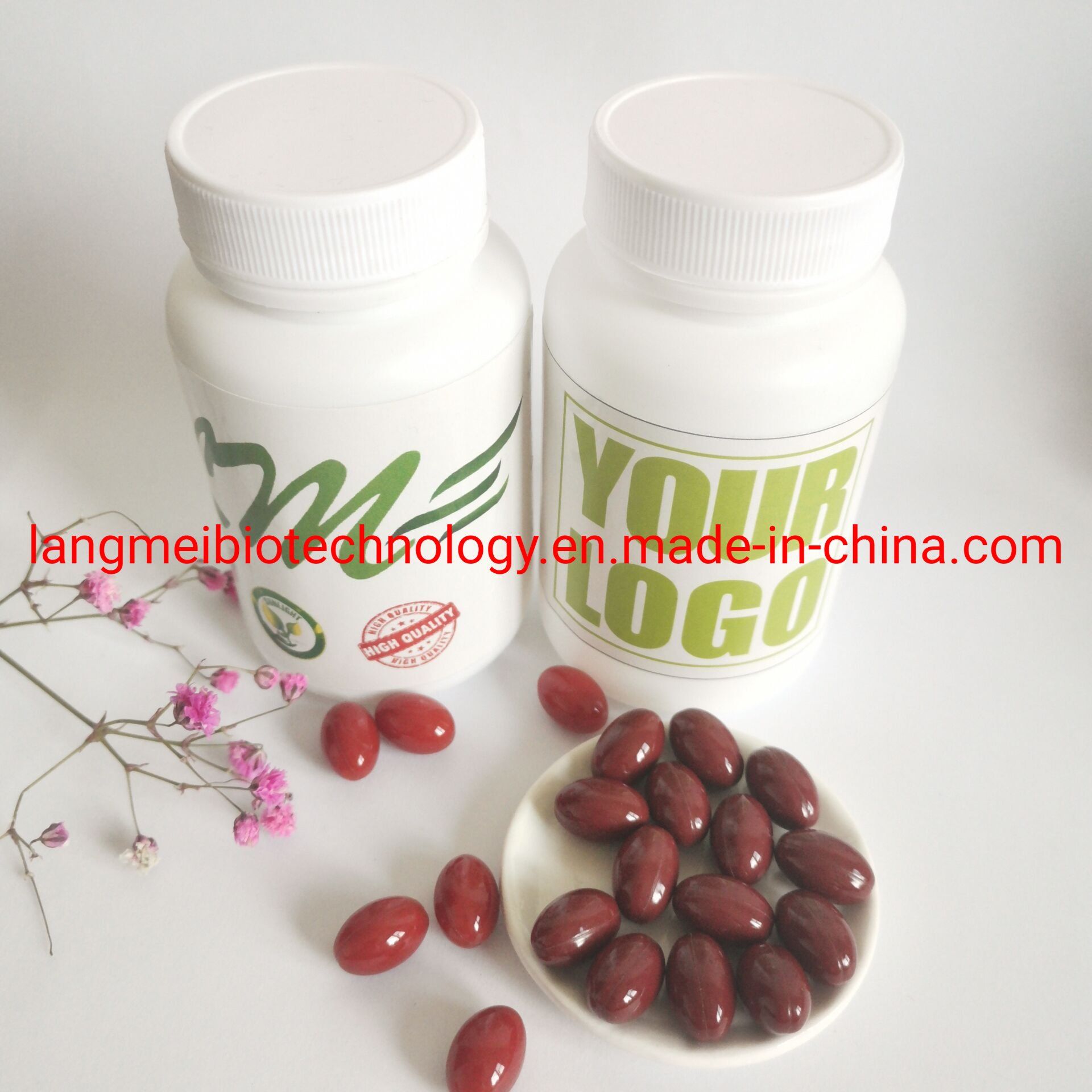 Natural Anti Aging Supplements Hyaluronic Acid Softgel Capsules in Beauty Products