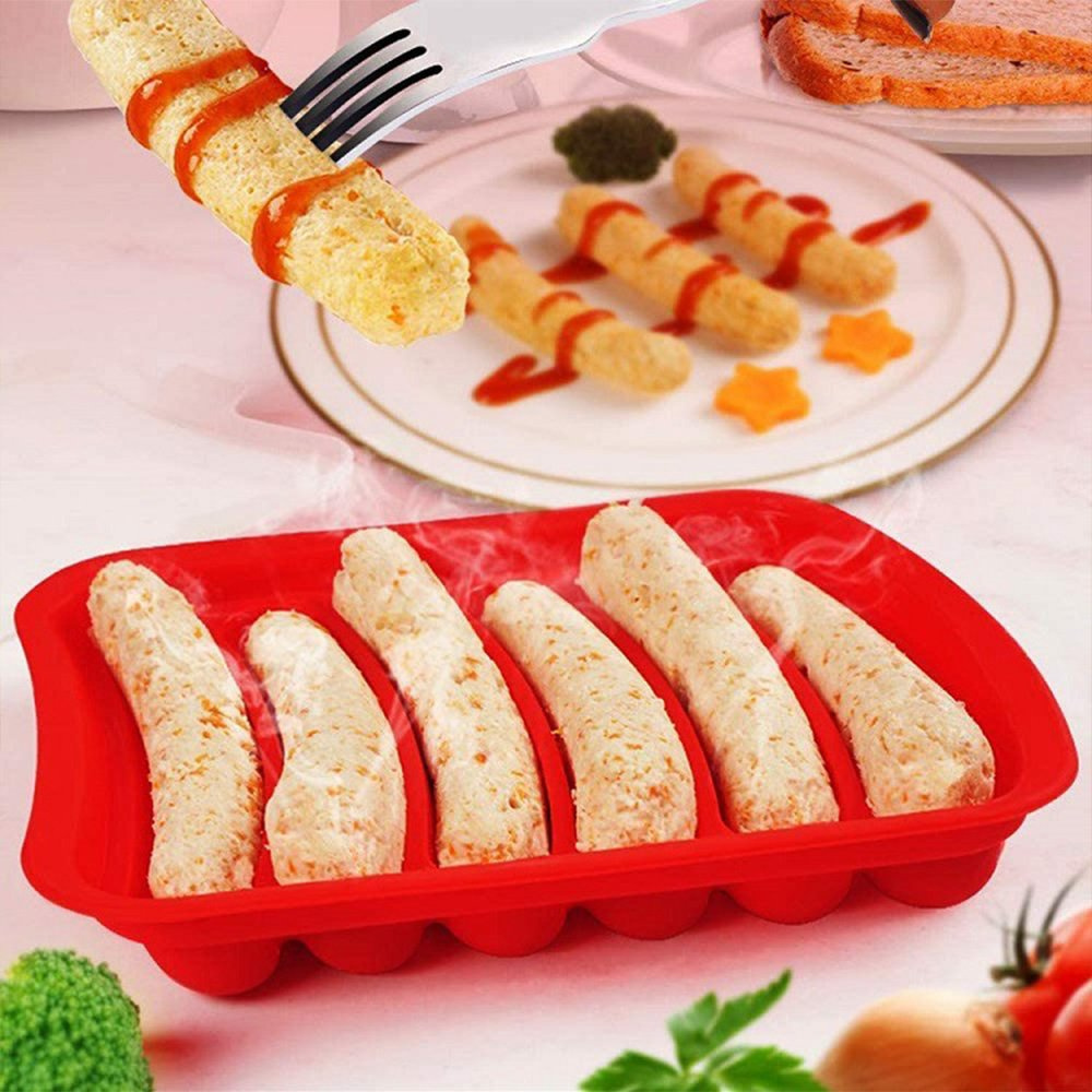 9 Inch DIY Silicone Sausage Box Hot Dog Mold Sausage Mold
