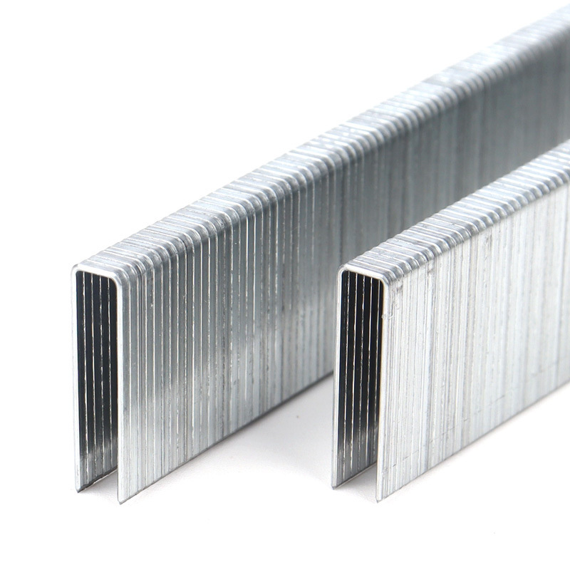 18 Ga 90 Series Wooden Industrial/Construction Furniture Coating Collated Galvanized Carbon/Stainless Steel Heavy Duty Wire Staple for Stapler Shanghai Yueda