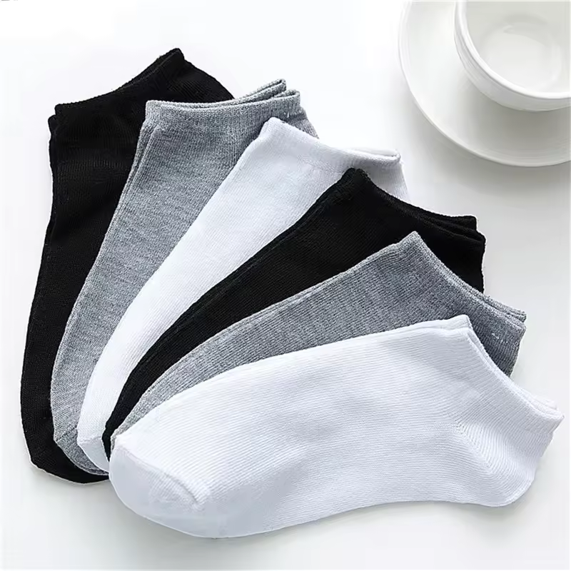 Wholesale Cheap Disposable Short Socks Men Unisex Polyester Cotton Spandex Low Cut Socks In Bulk