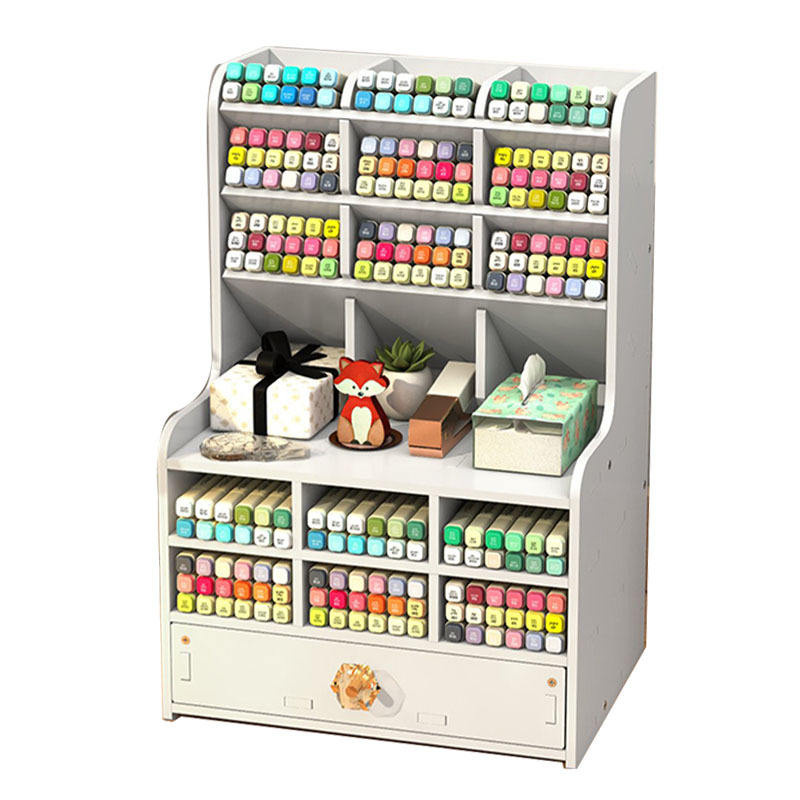 Student Desk Storage Box Painting Brush Stationery Office Pen Holder