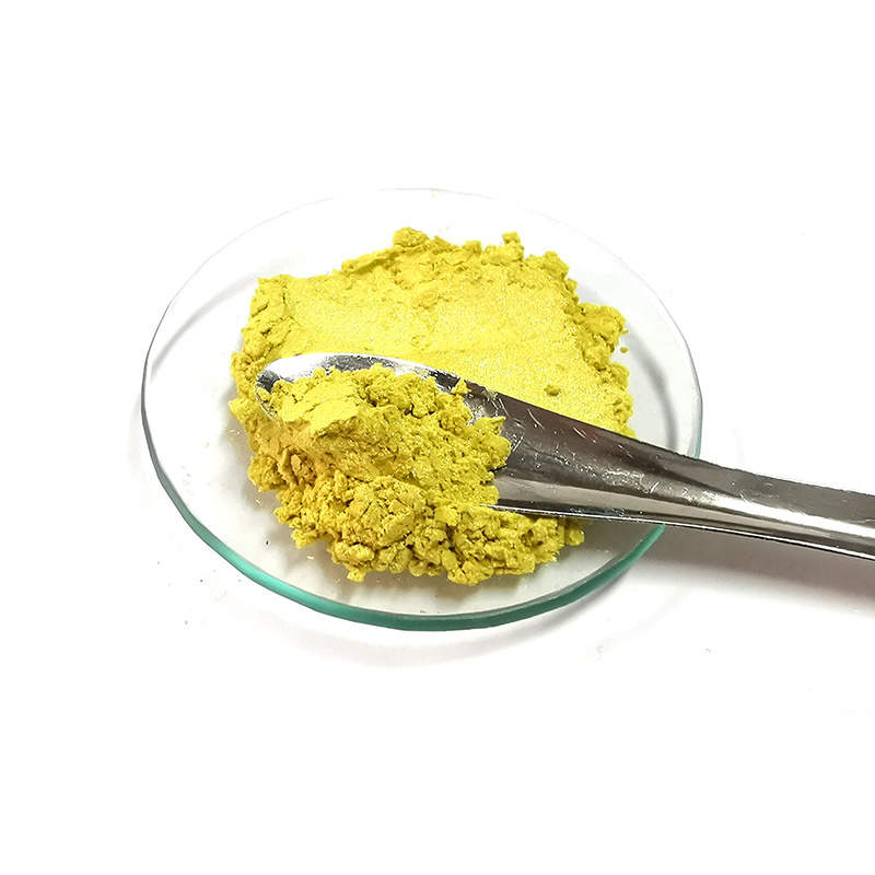 Wholesale Yellow Mica Pearl Pigment for Balloon Painting