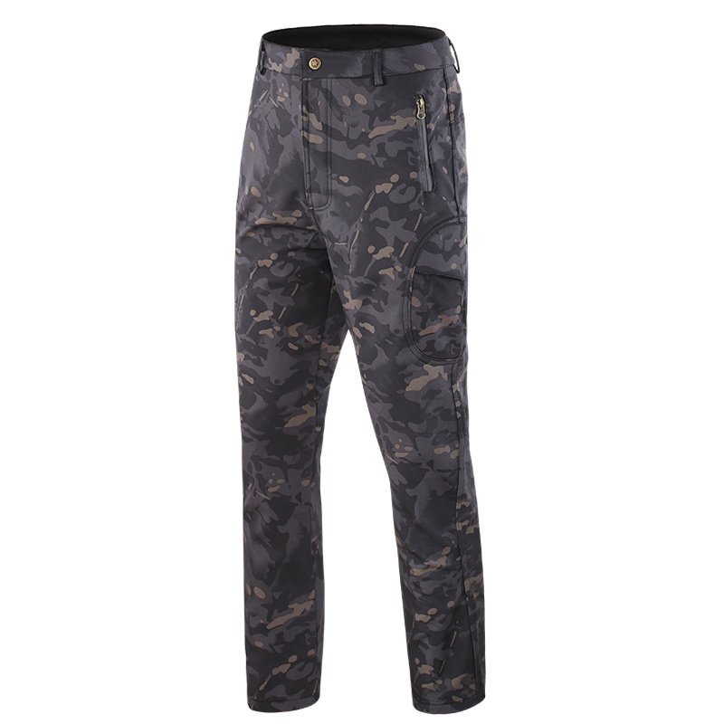 Tactical Outdoor Hunting Shark Skin Training Pants Camouflage Cargo Pants