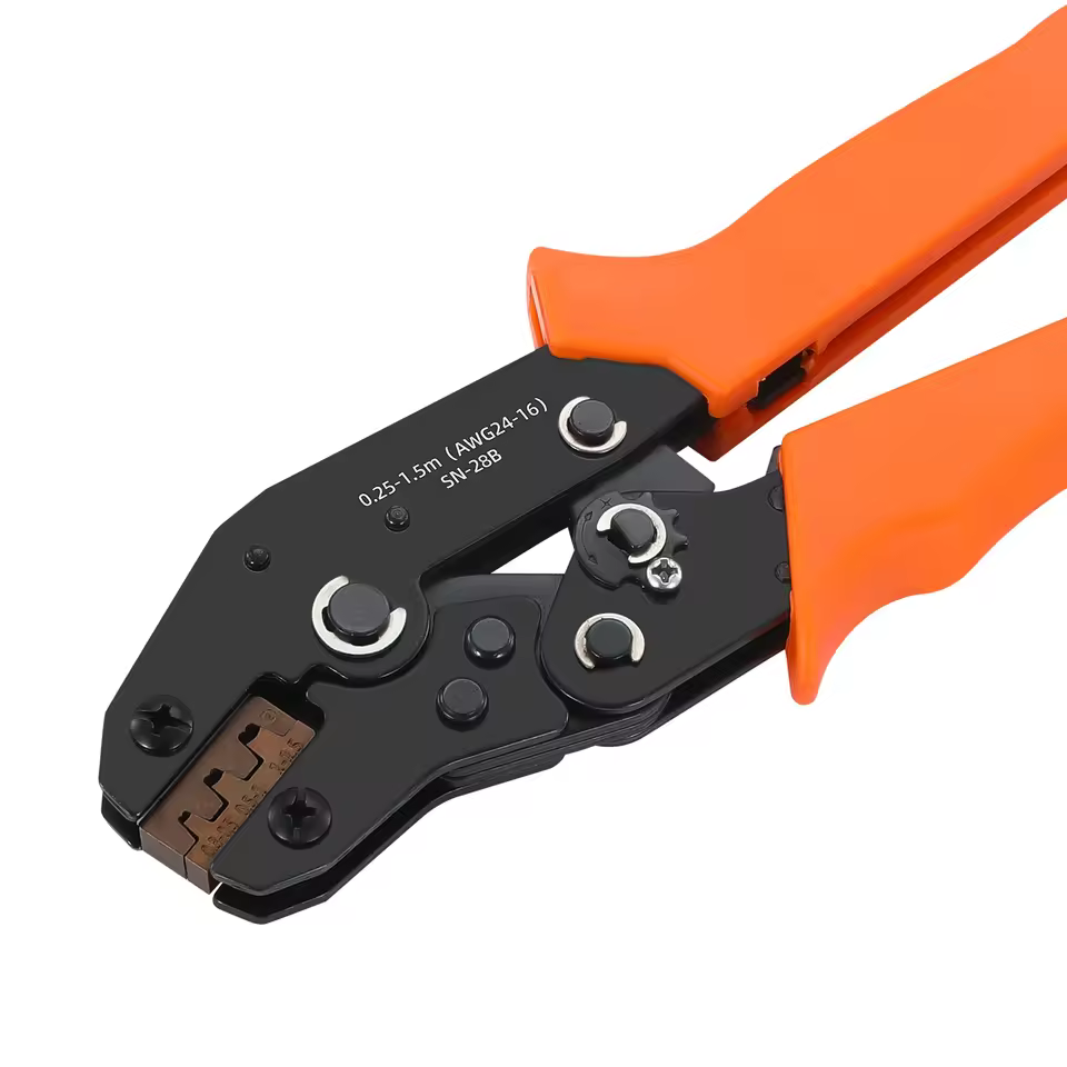 China Crimping Pliers For Heat Shrink Connectors With Built-in Wire Stripper And Cutter