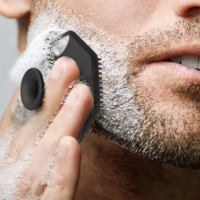 Oem/odm Silicone Face Scrubber Exfoliator Brush Manual Facial Cleansing Exfoliating Brush Gentle Scrub Wash Face Brush 2 Count