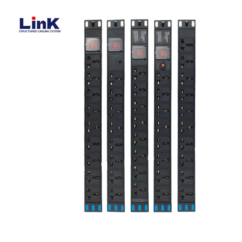Surge Protector Heavy-Duty 1u Rack Mount Protection Power Outlet Strip PDU