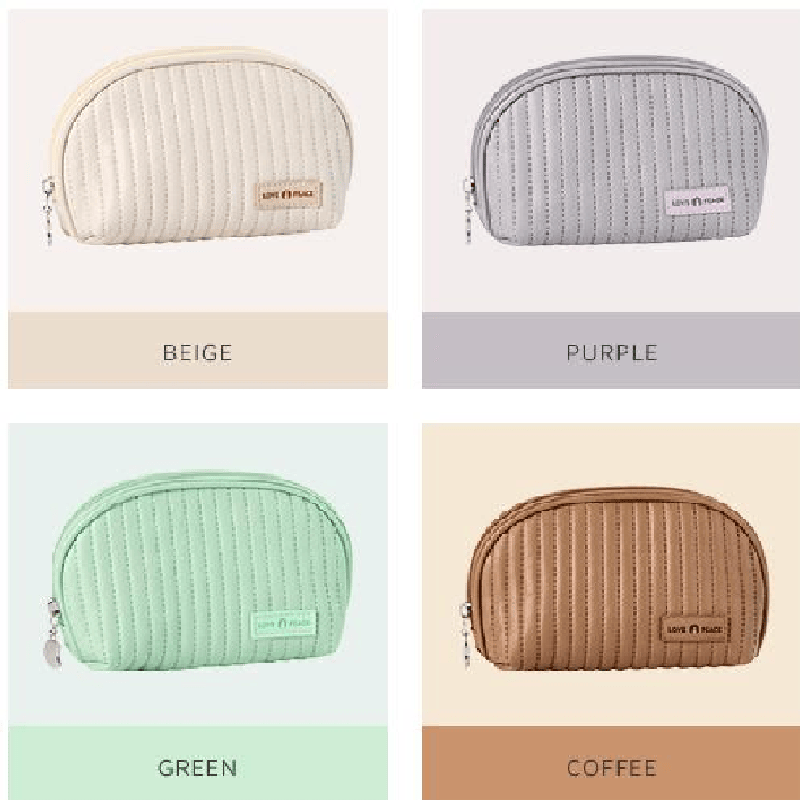 Chic Versatile Handbag with Stylish Makeup Pouch Included