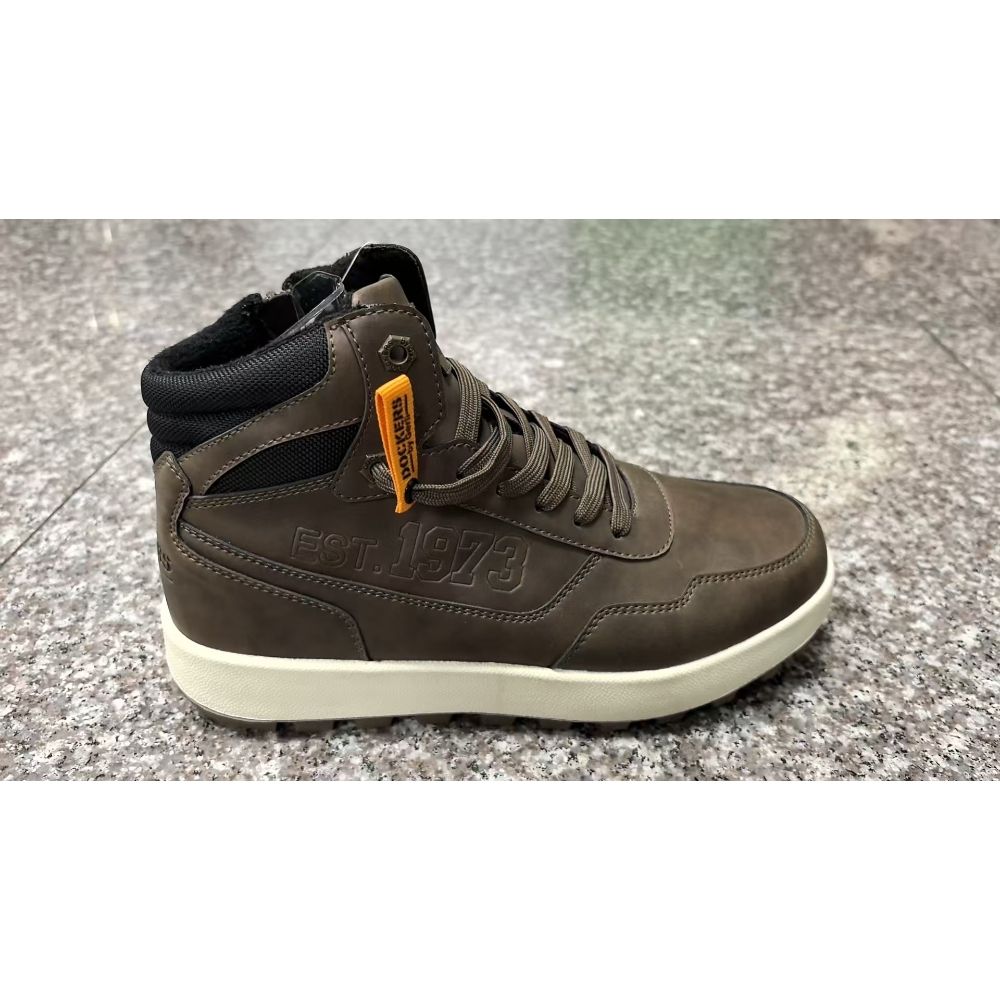 Original Design High-Top Leather Men Winter Boots Proof Hiking Warm Ankle Boot