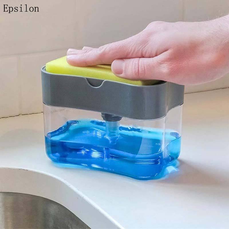 Epsilon In Stock Fast Delivery Dropshipping Press Soap Dispenser Kitchen Detergent Wash Presser