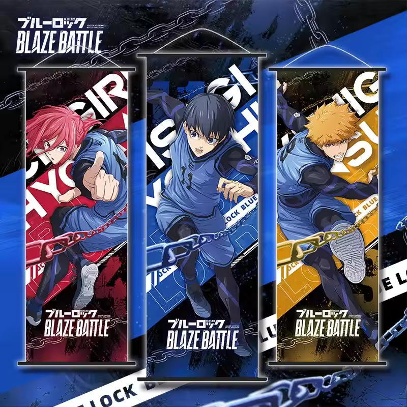 Wholesale Hundreds Of Designs Anime Demon Slayer Dragon Ball Jujutsu Kaisen Home Decor Hanging Picture Scroll Painting Poster