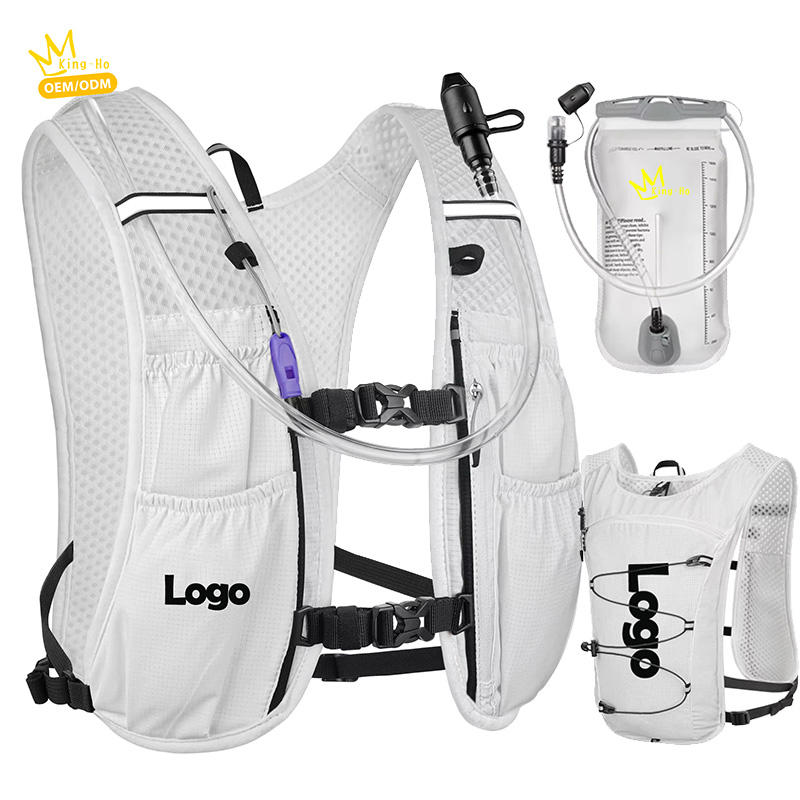 Custom Hydration Backpack Jogging Trail Marathon Hiking Cycling Water Bladder Lightweight Water Backpack Hydration Running Vests