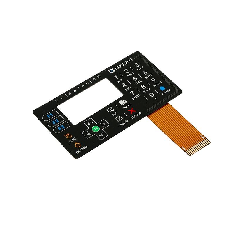 Wholesale Custom Keypad Membrane Switch Keyboard With Led Panel Rubber Button Material For Home Appliance Technology China
