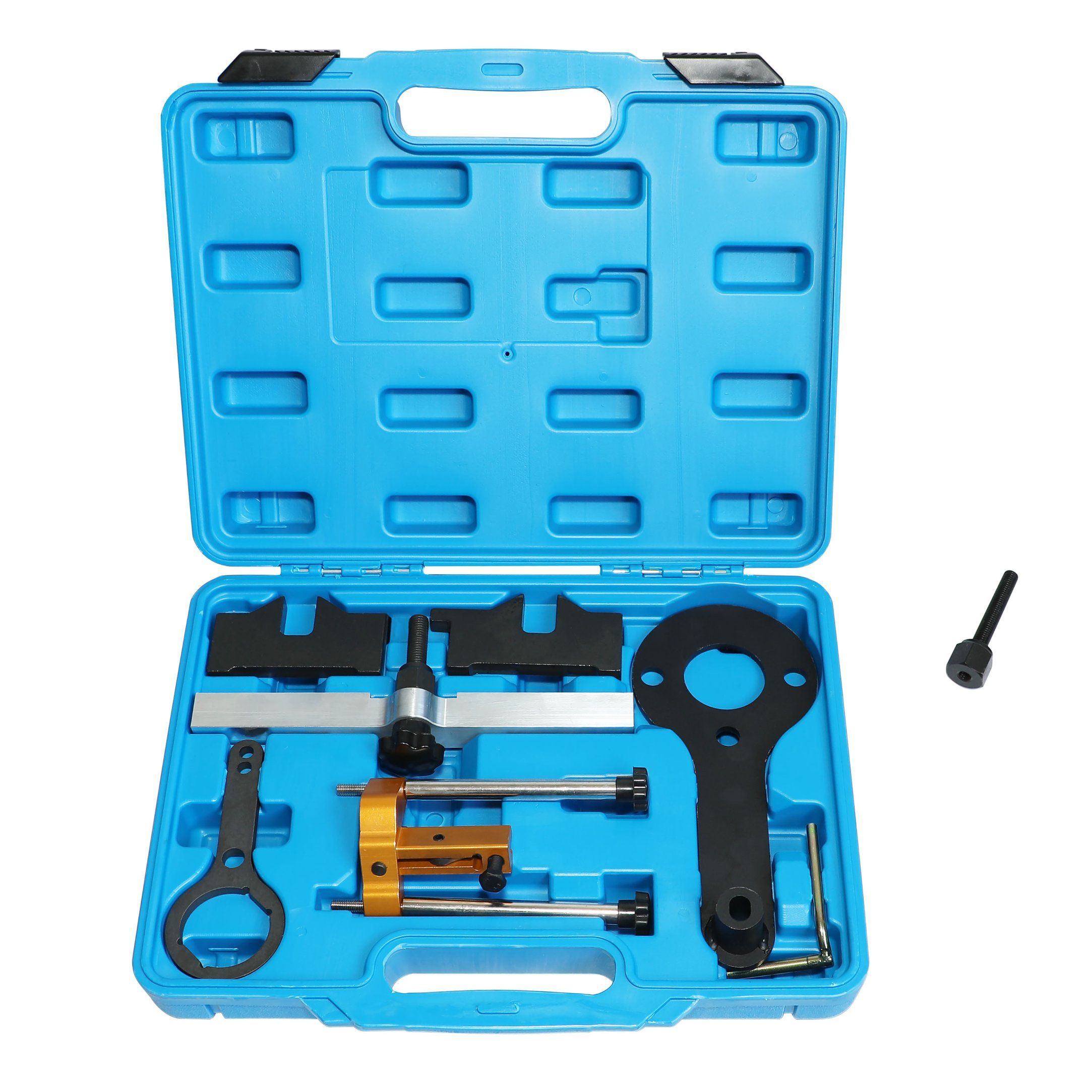 Automotive Repair Camshaft Tensioner Locking Engine Timing Hand Tool Set for BMW V8 N63 N74 X5 X6 Drive 750I 760I