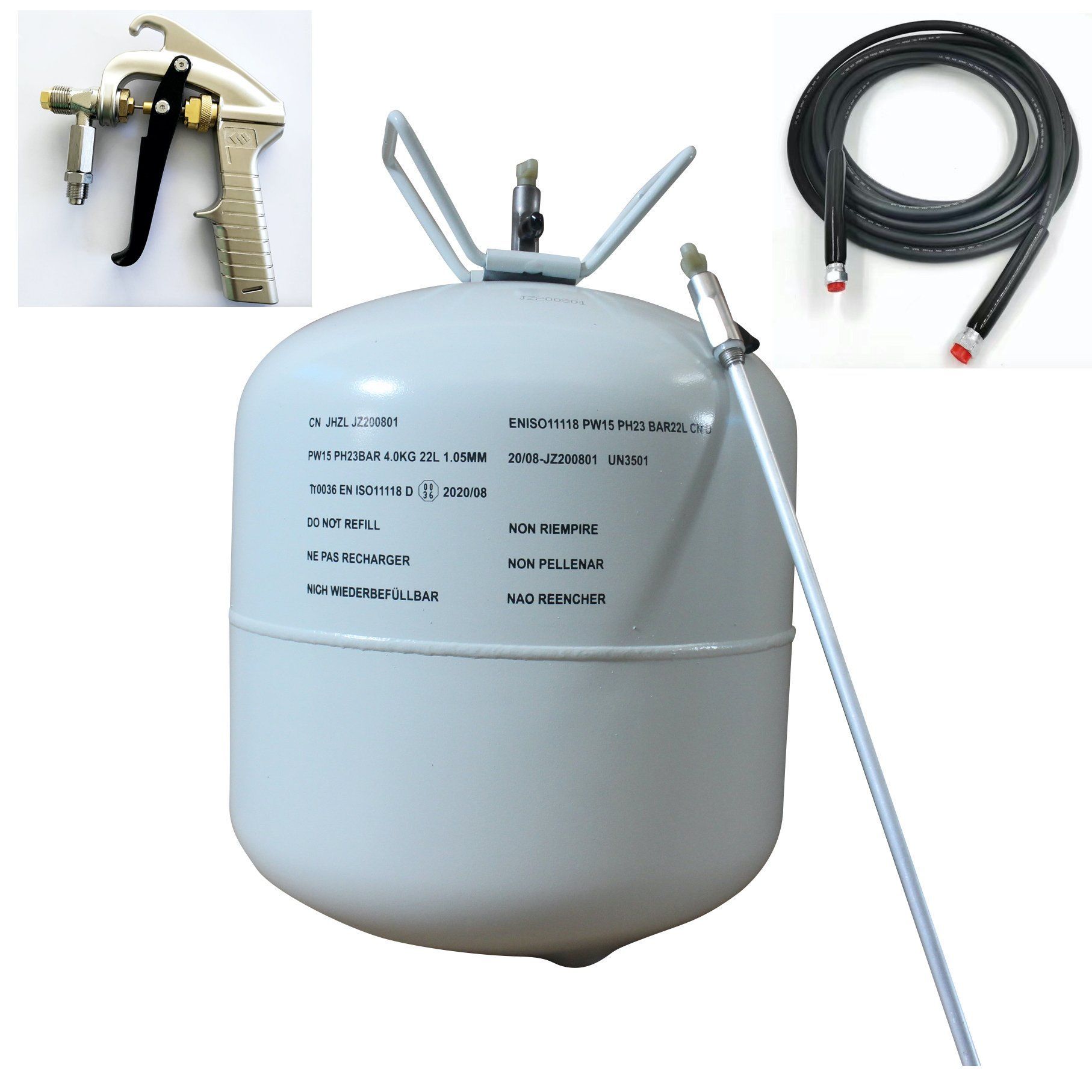 7L/13L/22L Steel Disposable Glue Cylinder Spray Adhesive Canisters Empty